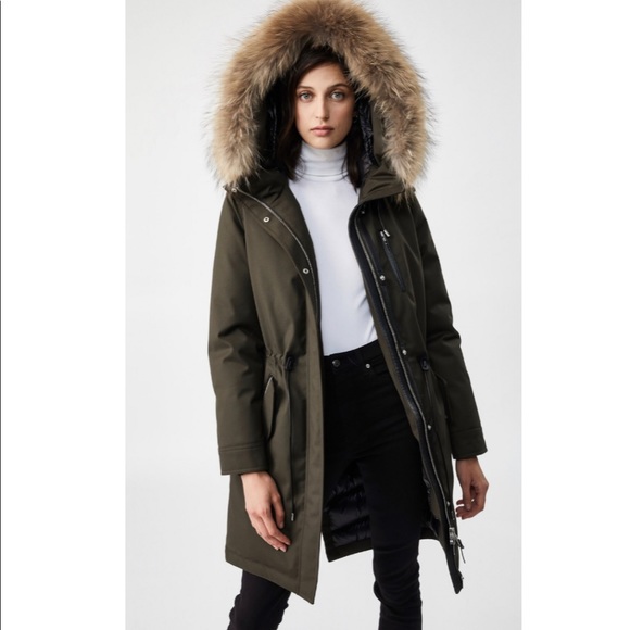 Mackage Rena fur trim parka down coat - Picture 2 of 7